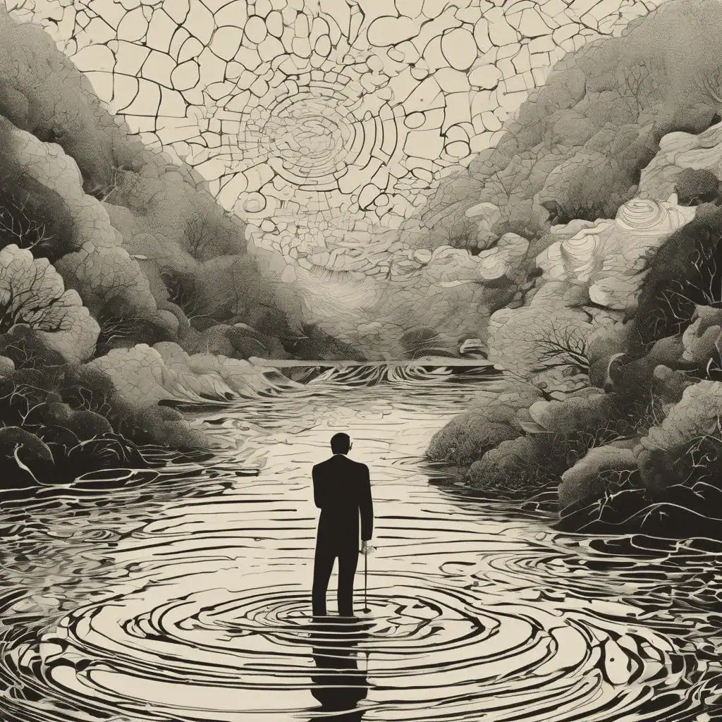 The Man Across the River by Zvi Wiesenfeld