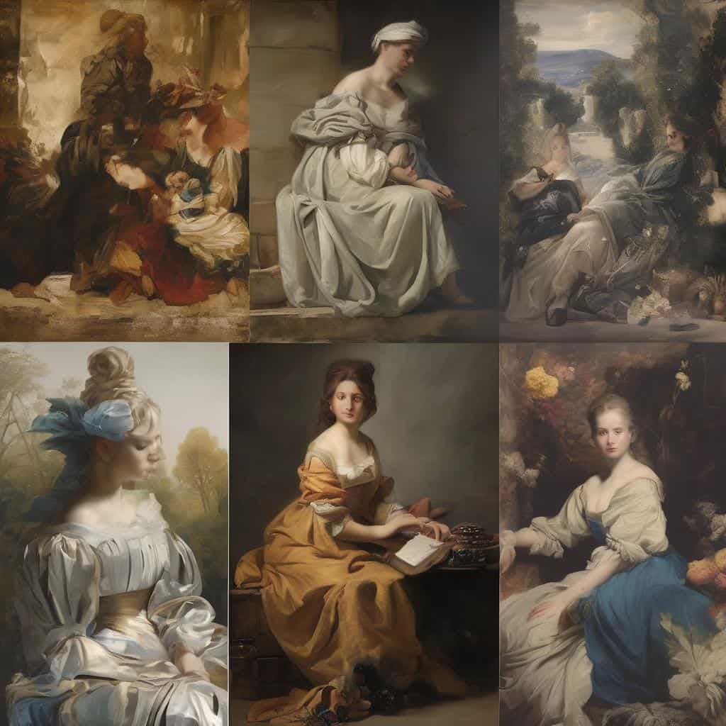 Καλές φωτογραφίες από έργα τέχνης και βιογραφίες καλλιτεχνών.